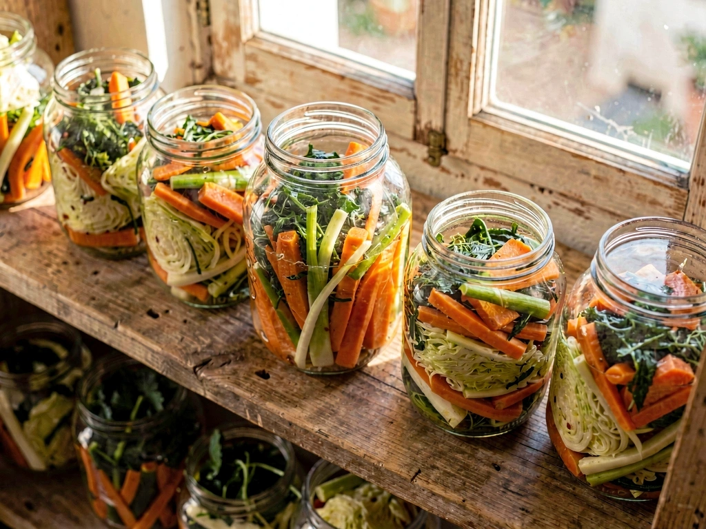 Vegetales fermentados